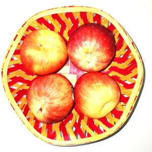 An Apple A Day Basket (Assorted) - 4pc